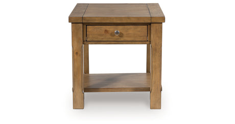 Vandenmore Medium Brown End Table from Ashley - Luna Furniture