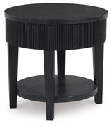 Marstream Black Coffee Table and End Table from Ashley - Luna Furniture