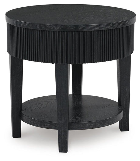 Marstream Black Coffee Table and End Table from Ashley - Luna Furniture