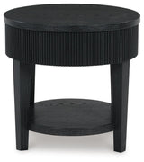Marstream Black Coffee Table and End Table from Ashley - Luna Furniture