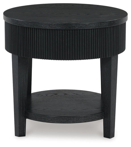 Marstream Black Coffee Table and End Table from Ashley - Luna Furniture