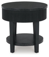 Marstream Black Coffee Table and End Table from Ashley - Luna Furniture