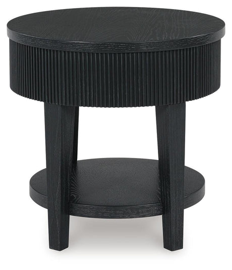Marstream Black Coffee Table and End Table from Ashley - Luna Furniture