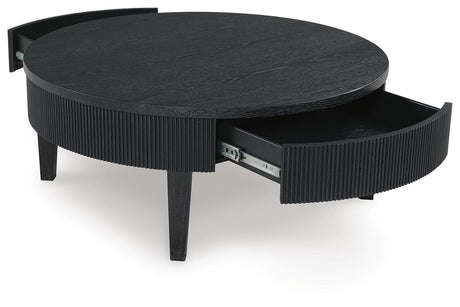 Marstream Black Coffee Table and End Table from Ashley - Luna Furniture