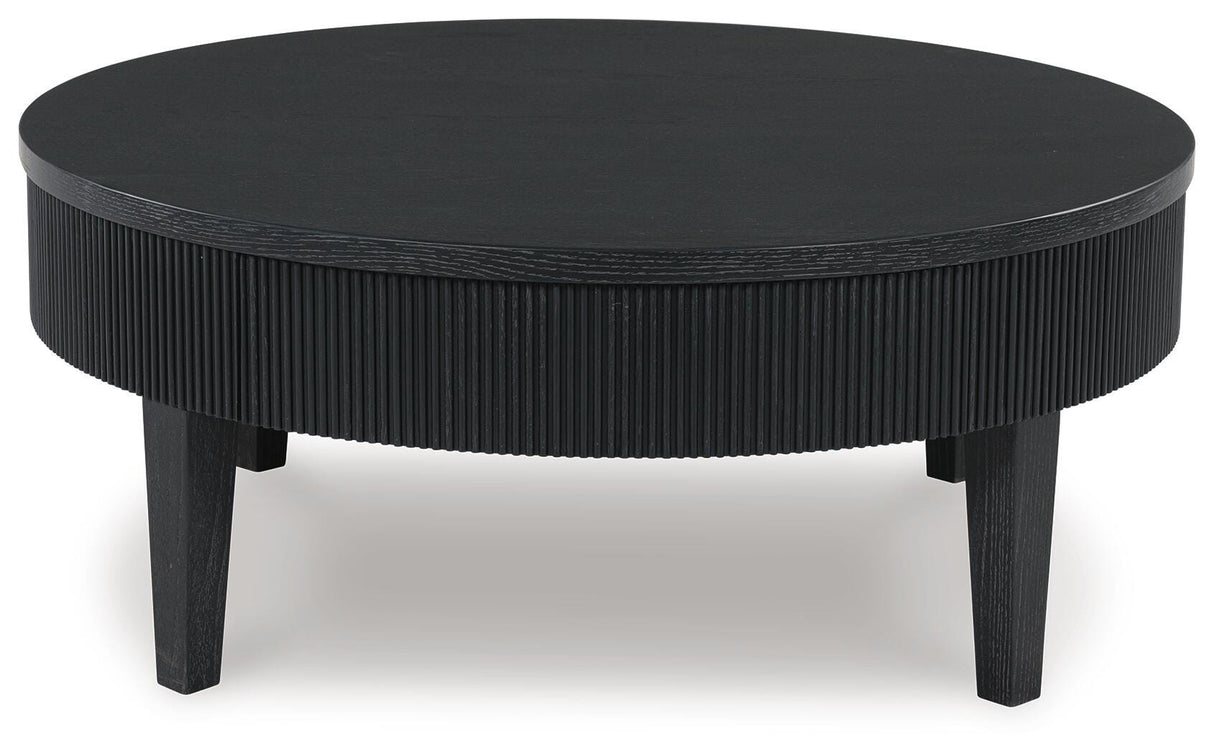 Marstream Black Coffee Table and End Table from Ashley - Luna Furniture