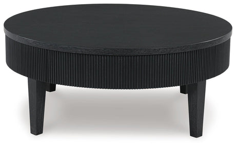 Marstream Black Coffee Table and End Table from Ashley - Luna Furniture