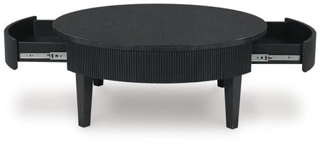 Marstream Black Coffee Table and End Table from Ashley - Luna Furniture
