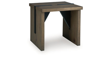 Kandinew Light Brown End Table from Ashley - Luna Furniture