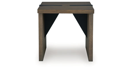 Kandinew Light Brown End Table from Ashley - Luna Furniture