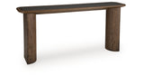 Dontayne Warm Brown Sofa Table from Ashley Furniture - Luna Furniture
