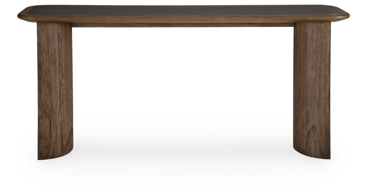 Dontayne Warm Brown Sofa Table from Ashley Furniture - Luna Furniture