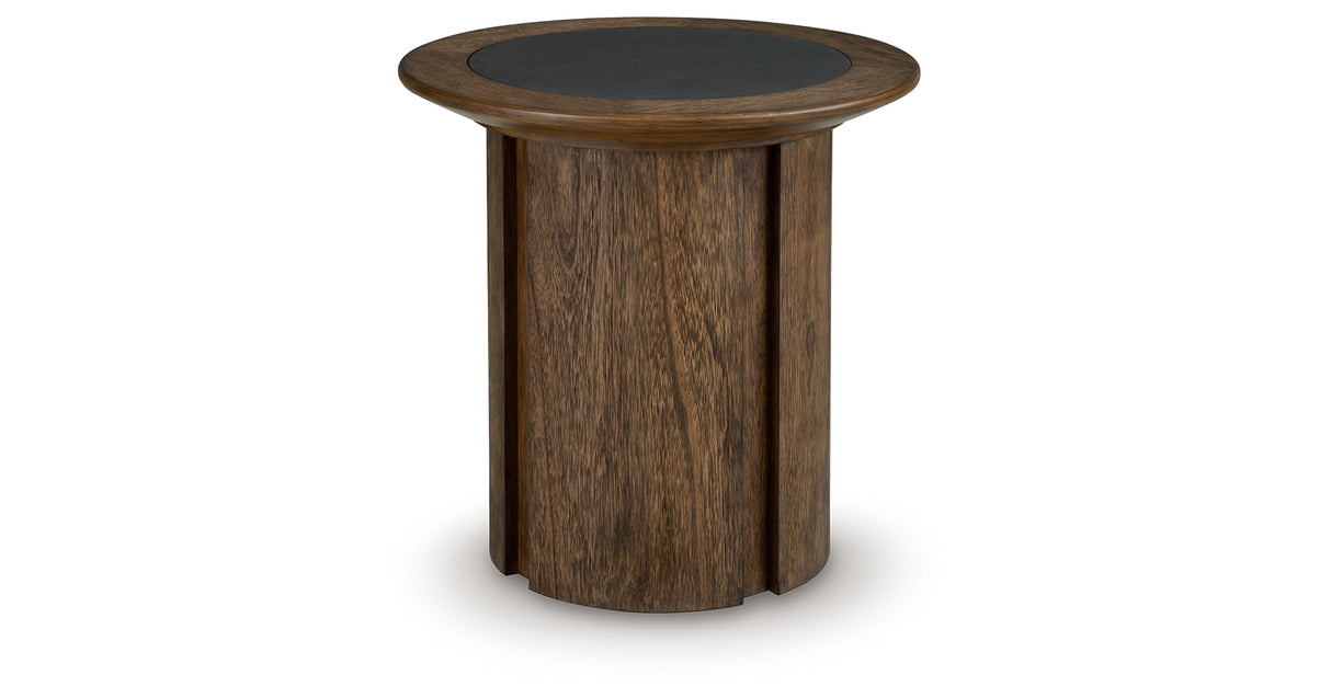 Dontayne Warm Brown End Table from Ashley - Luna Furniture