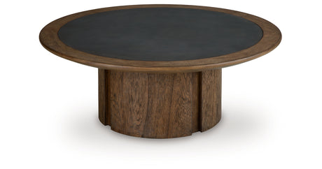 Dontayne Warm Brown Coffee Table from Ashley - Luna Furniture