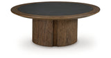 Dontayne Warm Brown Coffee Table from Ashley - Luna Furniture