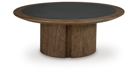 Dontayne Warm Brown Coffee Table from Ashley - Luna Furniture