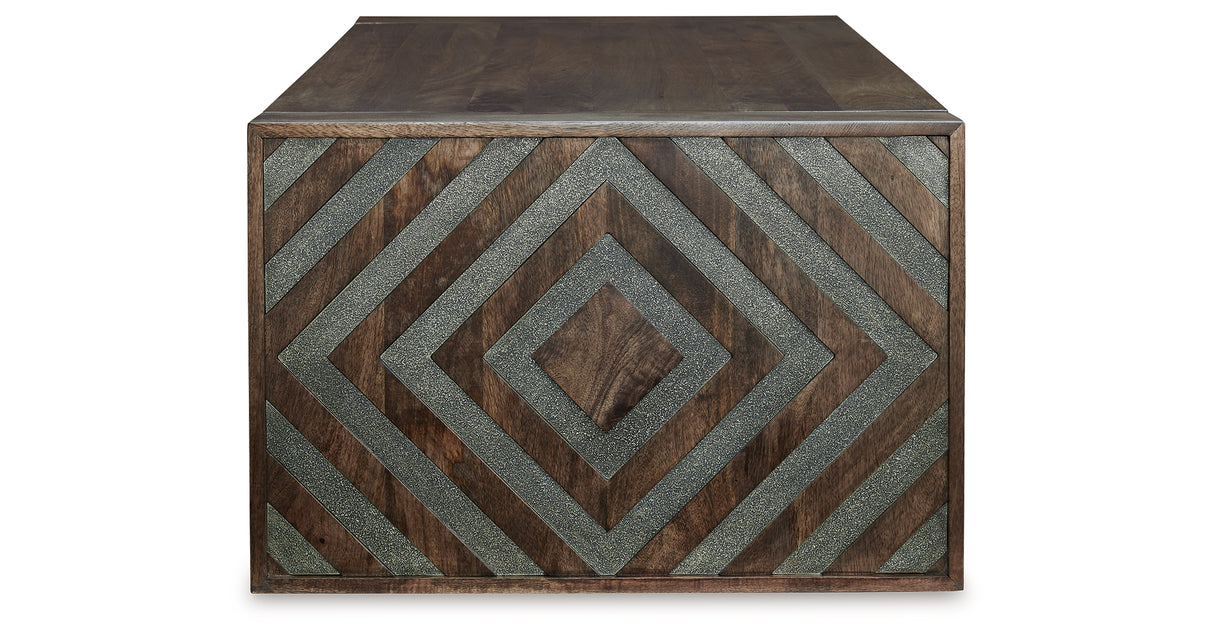 Dreggan Brown Coffee Table from Ashley Furniture - Luna Furniture