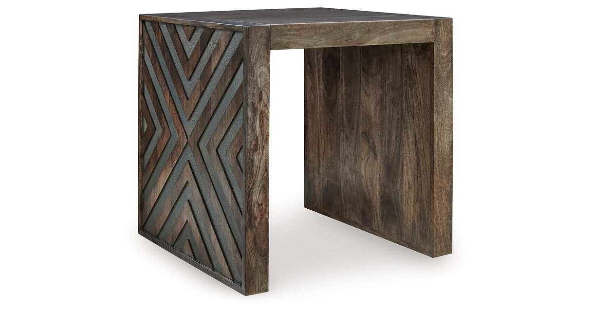 Dreggan Brown End Table from Ashley Furniture - Luna Furniture