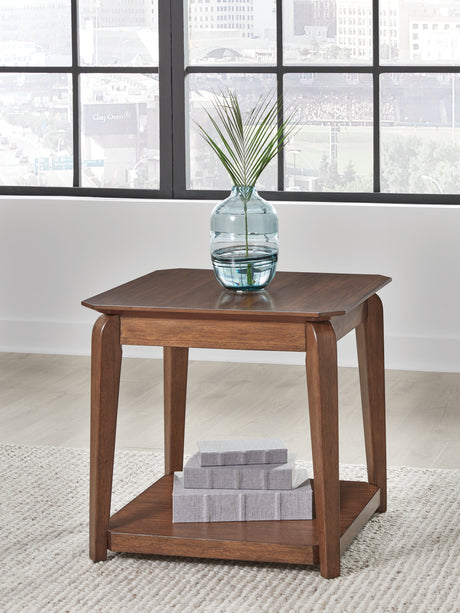 Trenmour Medium Brown End Table from Ashley - Luna Furniture