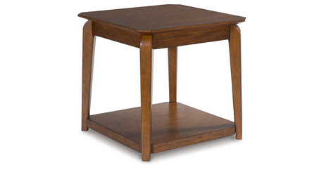 Trenmour Medium Brown End Table from Ashley - Luna Furniture