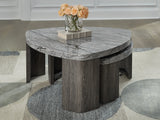 Surmour Gray/Brown Stacked Coffee Table from Ashley Furniture - Luna Furniture