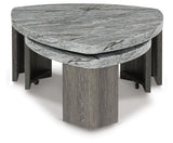Surmour Gray/Brown Coffee Table and End Table from Ashley - Luna Furniture