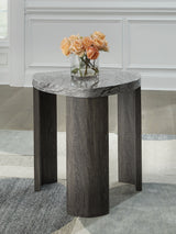 Surmour Gray/Brown End Table from Ashley - Luna Furniture