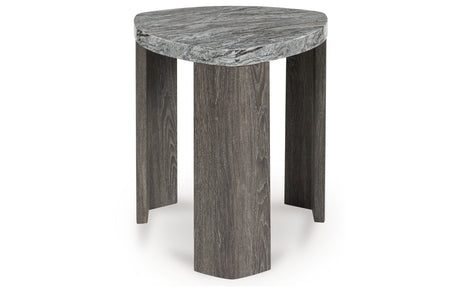 Surmour Gray/Brown End Table from Ashley - Luna Furniture
