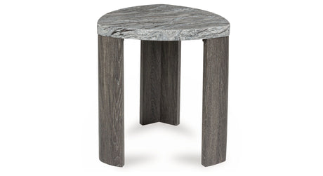 Surmour Gray/Brown End Table from Ashley - Luna Furniture