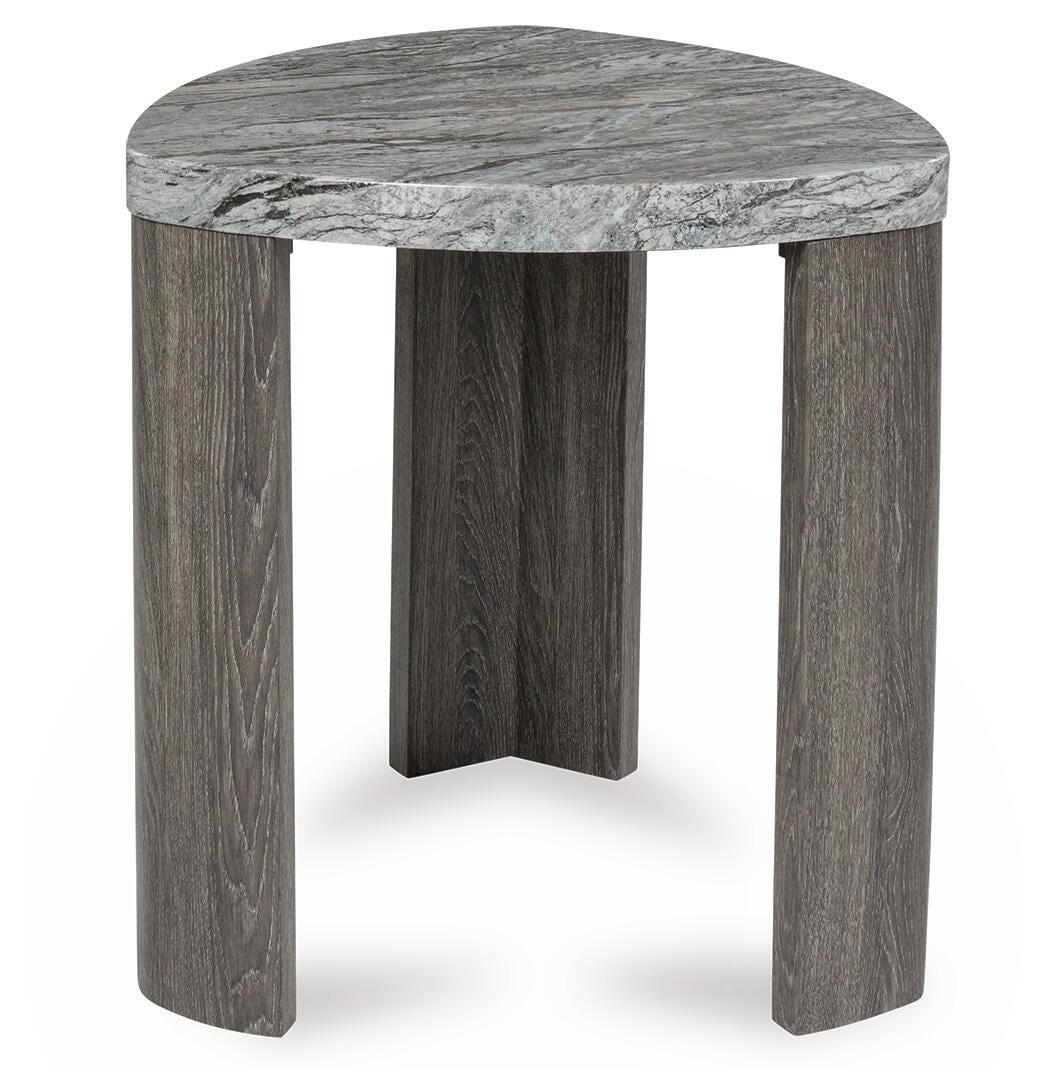 Surmour Gray/Brown Coffee Table and End Table from Ashley - Luna Furniture