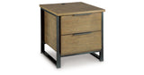 Montia Light Brown End Table from Ashley - Luna Furniture