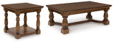 Sturlayne Brown Coffee Table and End Table from Ashley - Luna Furniture