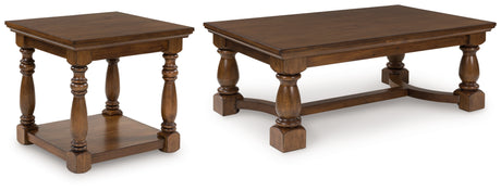 Sturlayne Brown Coffee Table and End Table from Ashley Furniture - Luna Furniture