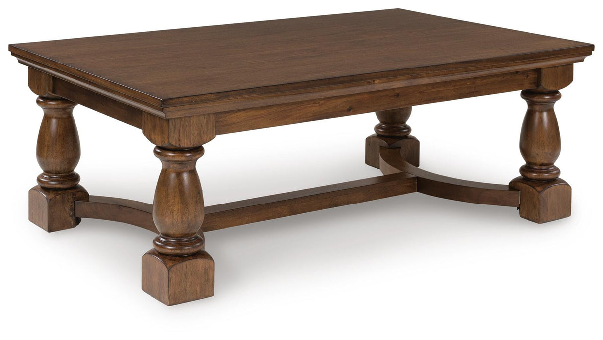 Sturlayne Brown Coffee Table and 2 End Tables from Ashley - Luna Furniture