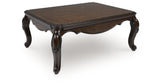 Maylee Dark Brown Coffee Table from Ashley - Luna Furniture