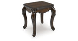Maylee Dark Brown End Table from Ashley - Luna Furniture
