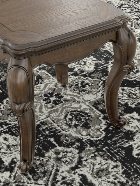Maylee Dark Brown End Table from Ashley - Luna Furniture