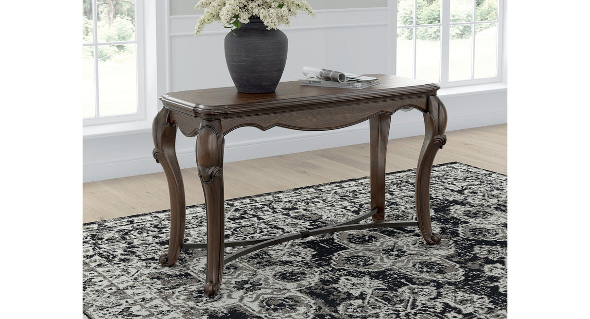 Maylee Dark Brown Sofa Table from Ashley - Luna Furniture
