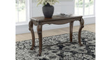 Maylee Dark Brown Sofa Table from Ashley - Luna Furniture