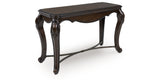 Maylee Dark Brown Sofa Table from Ashley - Luna Furniture