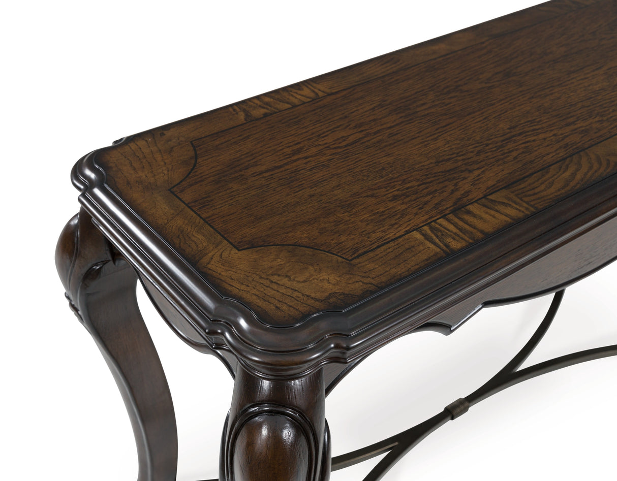 Maylee Dark Brown Sofa Table from Ashley - Luna Furniture