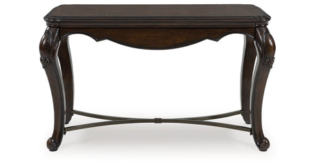 Maylee Dark Brown Sofa Table from Ashley - Luna Furniture