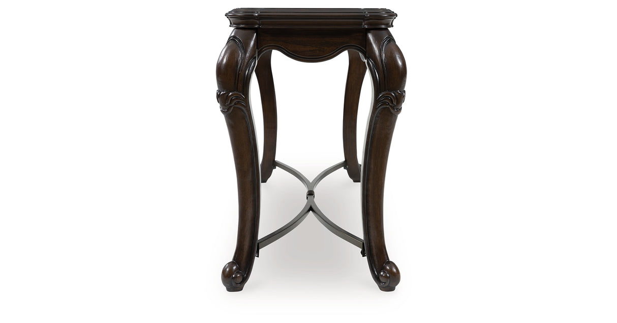 Maylee Dark Brown Sofa Table from Ashley - Luna Furniture