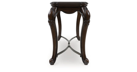 Maylee Dark Brown Sofa Table from Ashley - Luna Furniture