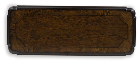 Maylee Dark Brown Sofa Table from Ashley - Luna Furniture