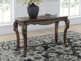 Maylee Dark Brown Sofa Table from Ashley - Luna Furniture