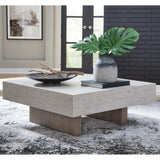 Jorlaina Light Grayish Brown Coffee Table