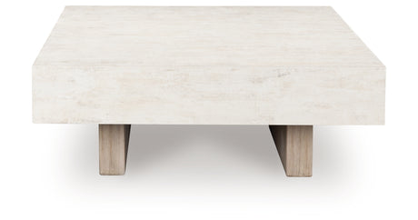 Jorlaina Light Grayish Brown Coffee Table from Ashley - Luna Furniture