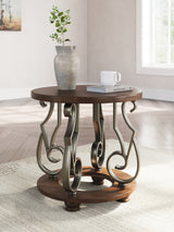 Frallyn Dark Brown End Table from Ashley - Luna Furniture