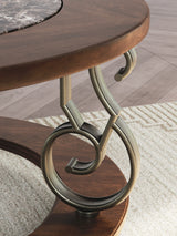 Frallyn Dark Brown Coffee Table from Ashley - Luna Furniture