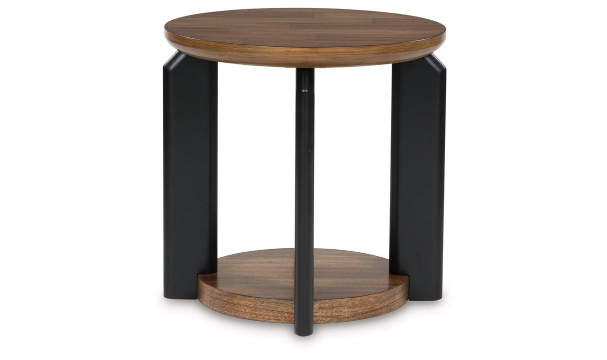 Kraeburn Brown/Black End Table from Ashley Furniture - Luna Furniture